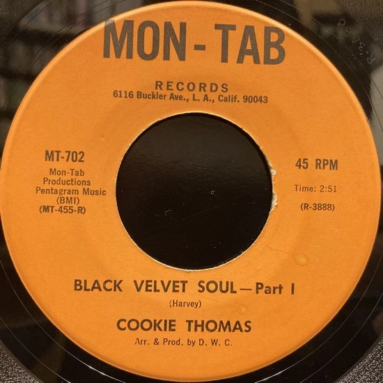 COOKIE THOMAS / BLACK VELVET SOUL