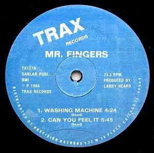 MR.FINGERS / ミスター・フィンガーズ / WASHING MACHINE (1986 BLUE LABEL)
