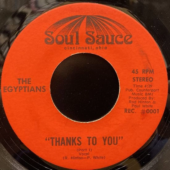 EGYPTIANS / THANKS TO YOU