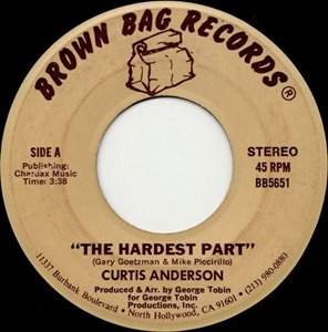 CURTIS ANDERSON / HARDEST PART