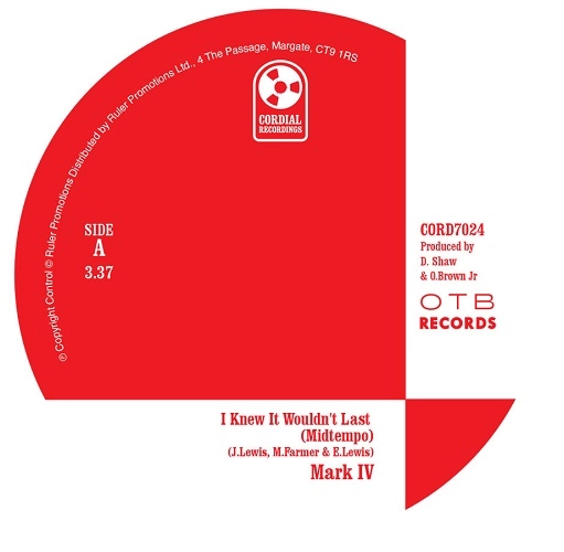 MARK IV / マーク・フォー / I KNEW IT WOULDN'T LAST (MIDTEMPO VERSION) / HOW I FEEL FOR YOU (OURRA MIX)
