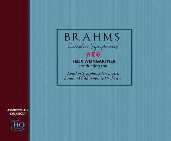 FELIX WEINGARTNER / フェリックス・ワインガルトナー / BRAHMS:COMPLETE SYMPHONIES(3UHQCD/LTD)