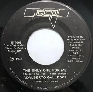 ADALBERTO GALLEGOS / ONLY ONE FOR ME / TWO DOORS DOWN