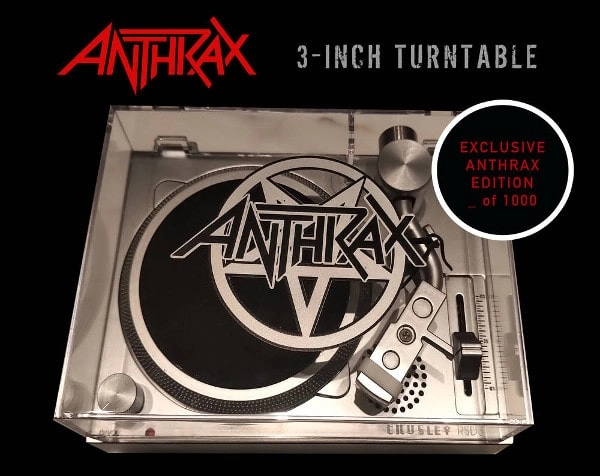 ANTHRAX / アンスラックス / ANTHRAX CROSLEY 3INCH RSD TURNTABLE<INDIE-EXCLUSIVE>