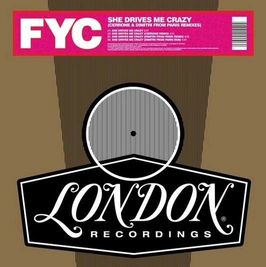 FINE YOUNG CANNIBALS / ファイン・ヤング・カニバルズ / SHE DRIVES ME CRAZY (DERRICK CARTER AND SETH TROXLER REMIXES) / SHE DRIVES ME CRAZY (DERRICK CARTER AND SETH TROXLER REMIXES) 