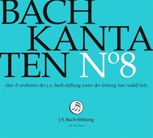 RUDOLF LUTZ / ルドルフ・ルッツ / BACH:KANTATEN NO.8