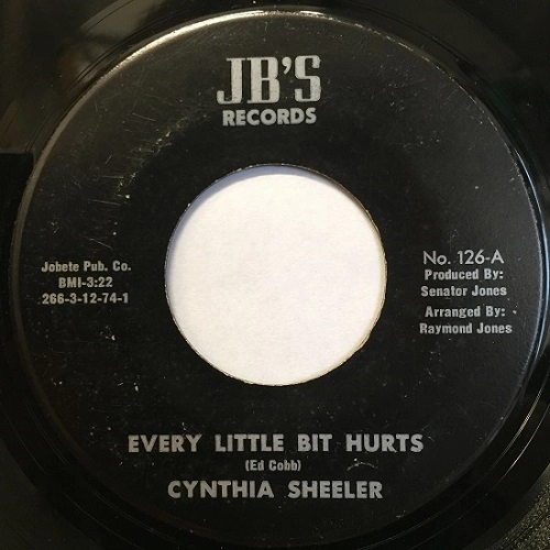 CYNTHIA SHEELER / EVERY LITTLE BIT HUR