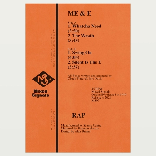 ME & E / RAP