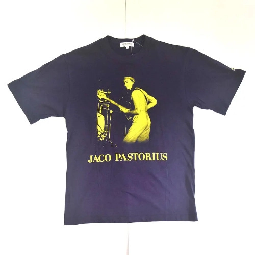 JACO PASTORIUS / ジャコ・パストリアス / ジャコTシャツ/ネイビー/M