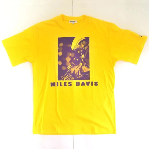 MILES DAVIS / マイルス・デイビス / マイルスTシャツ/イエロー/S