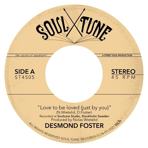 DESMOND FOSTER / LOVE TO BE LOVED (JUST BY YOU)