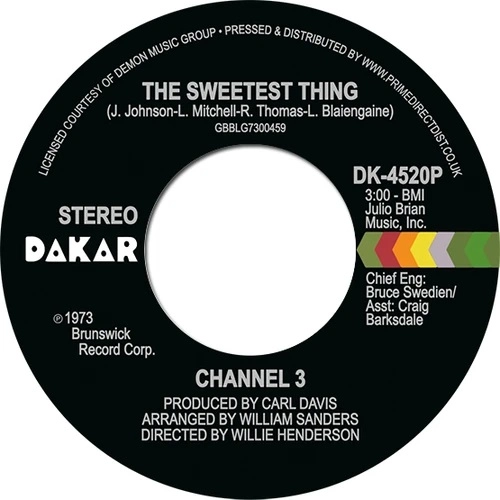 CHANNEL 3 / チャンネルスリー / SWEET THING / SOMEONE ELSE'S ARMS