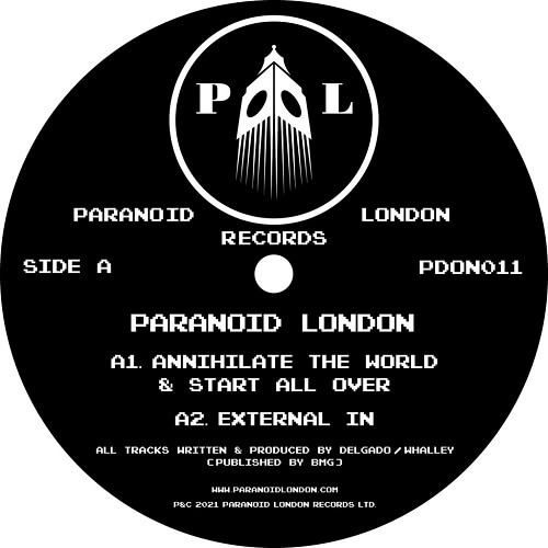 PARANOID LONDON / パラノイド・ロンドン / ANNIHILATE THE WORLD & START ALL OVER EP