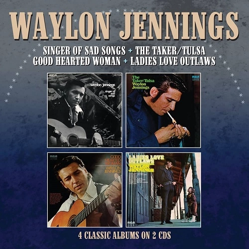 WAYLON JENNINGS / ウェイロン・ジェニングス / SINGER OF SAD SONGS + THE TAKER-TULSA + GOOD HEARTED WOMAN + LADIES LOVE OUTLAWS (2CD)