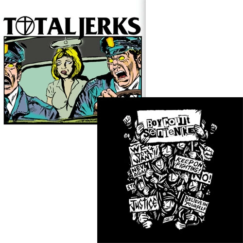 TOTAL JERKS / BOYCOTTT SENTENCE / TOTAL JERKS x BOYCOTTT SENTENCE split 7"