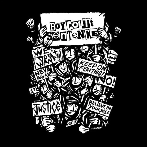 TOTAL JERKS / BOYCOTTT SENTENCE / TOTAL JERKS x BOYCOTTT SENTENCE split 7"