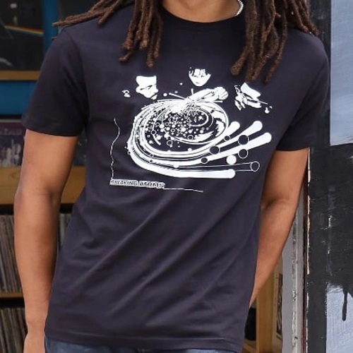 MAIN SOURCE / FUTURE RELIC SERIES - BREAKING ATOMS (WHITE INK ON BLACK) SIZE XL