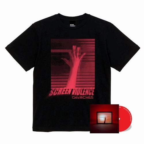 CHVRCHES / チャーチズ / スクリーン･ヴァイオレンス+Tシャツ（M）
