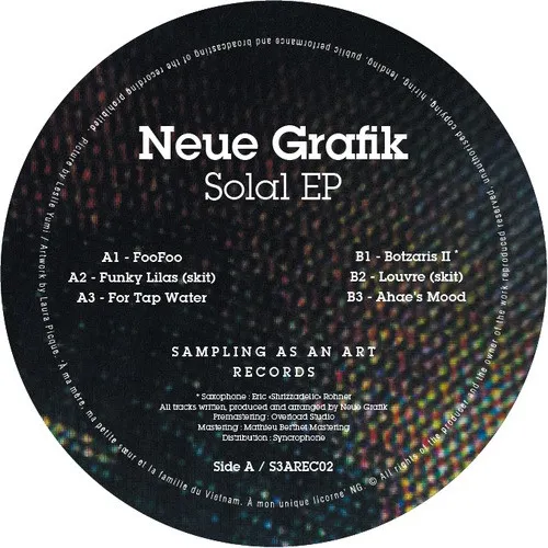 NEUE GRAFIK / ニュー・グラフィック / SOLAL EP