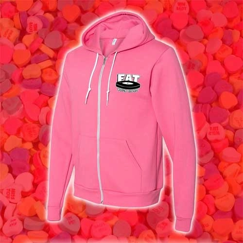 FAT WRECK CHORDS OFFICIAL GOODS / M/PINK ZIPUP HOODIE