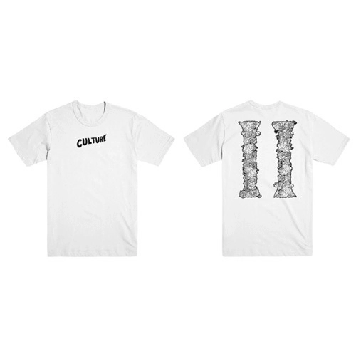 MIGOS / ミーゴス / Migos Culture Columns Outline S/S Tee (White XL)