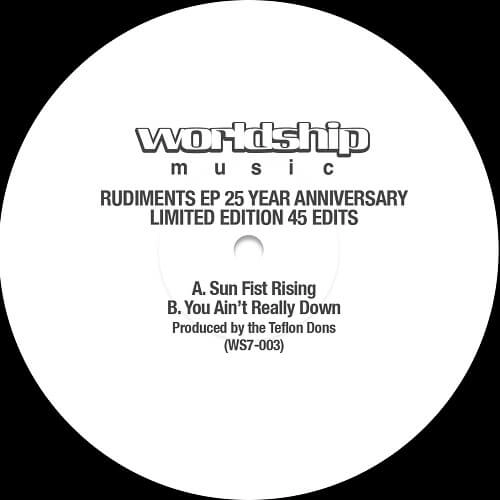 TEFLON DONS / RUDIMENTS EP (25TH ANNIVERSARY)