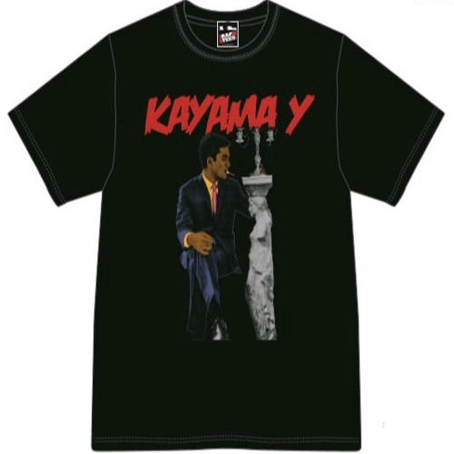 YUZO KAYAMA / 加山雄三 / RAP TEES x KAYAMA YUZO COLLABORATION TEE  (BLACK M)