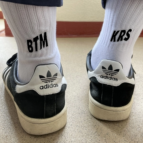 ASTROLLAGE / BTMKRS SEPARATE SOX（刺繍：BLACK） / BTMKRS SEPARATE SOX SHISYU/BLACK