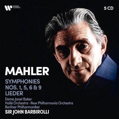 JOHN BARBIROLLI / ジョン・バルビローリ / MAHLER:SYMPHONIES 1,5,6&9/LIEDER (5CD)