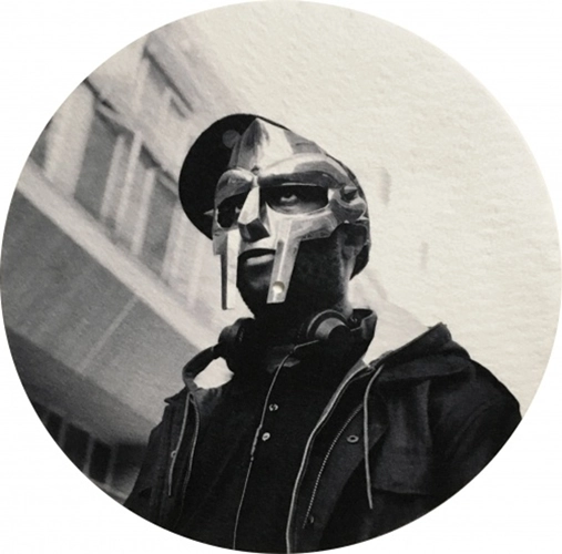 MF DOOM (DOOM , METAL FINGERS, KING GEEDORAH) / MFドゥーム / BLACK & WHITE PORTRAIT - SINGLE SLIPMAT