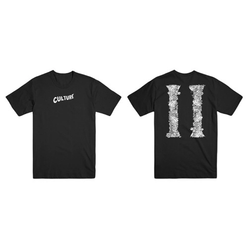 MIGOS / ミーゴス / Migos Culture Columns Outline S/S Tee (Black M)
