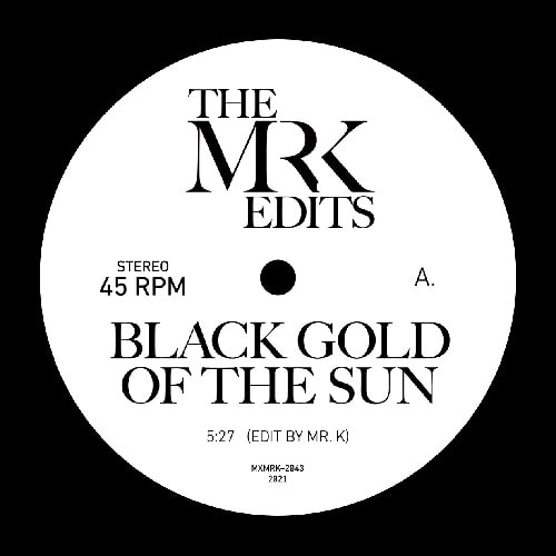 MR. K (DANNY KRIVIT) / ミスター・ケー / BLACK GOLD OF THE SUN/ PASTIME PARADISE (7")