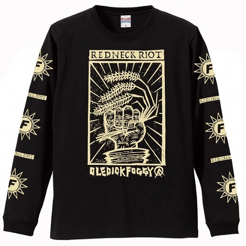 OLEDICKFOGGY / REDNECK RIOT2 Long Sleeve Shirts Black XL