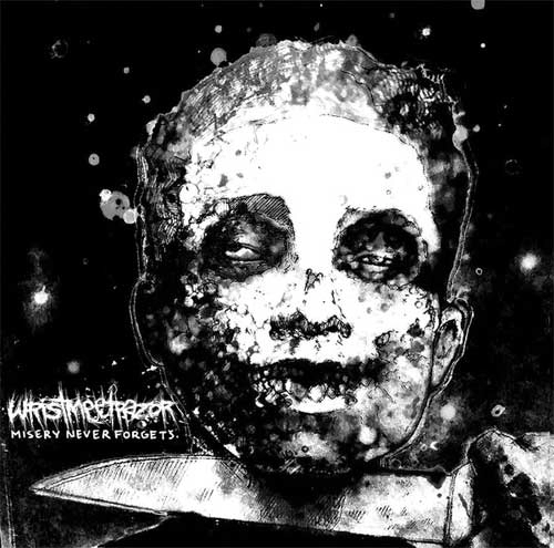 WRISTMEETRAZOR / MISERY NEVER FORGETS (LP/COLOR VINYL)