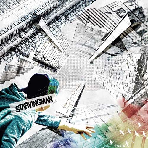 STARVINGMAN / 分厚い壁に小石を投げ続けるep（7"）