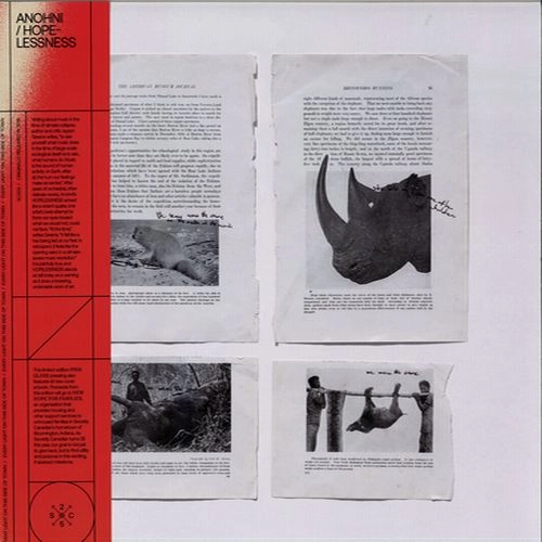 ANOHNI  / アノーニ / HOPELESSNESS(SECRETLY 25TH ANNIVERSARY EXCLUSIVE)