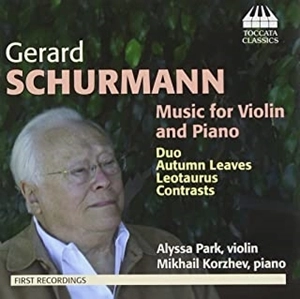 ALYSSA PARK / アリッサ・パーク / G.SCHURMANN: MUSIC FOR VIOLIN AND PIANO