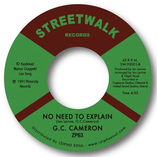 G.C. CAMERON / G.C.キャメロン / STRAIGHT IN THE EYE / NO NEED TO EXPLAIN