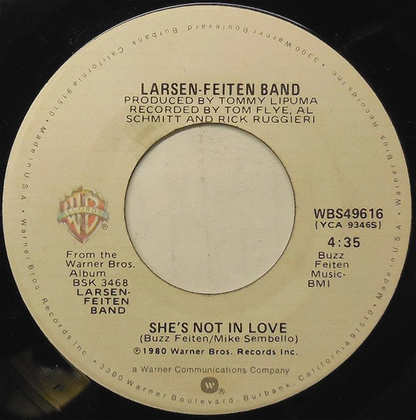 LARSEN-FEITEN BAND / ラーセン・フェイトン・バンド / SHE'S NOT IN LOVE
