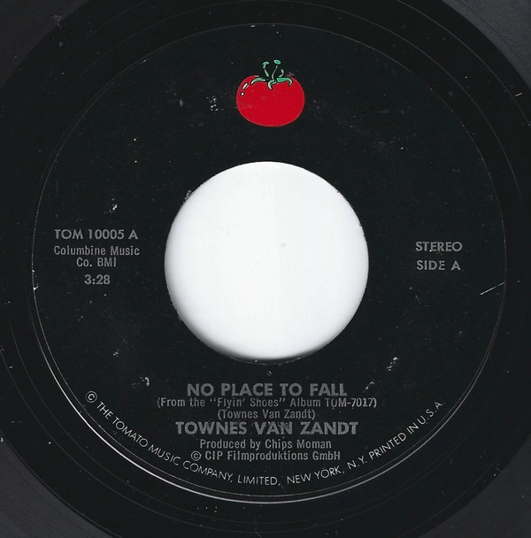 TOWNES VAN ZANDT / タウンズ・ヴァン・ザント / NO PLACE TO FALL