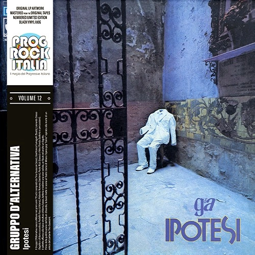GRUPPO D'ALTERNATIVA / IPOTESI: PROG ROCK ITALIA VOLUME 12 EDIZIONE LIMITATA E NUMERATA DI 899 COPIE