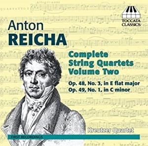KREUTZER QUARTET / クロイツェル四重奏団 / RECHA:COMPLETE STRING QUARTETS OP.49-1,OP48-3
