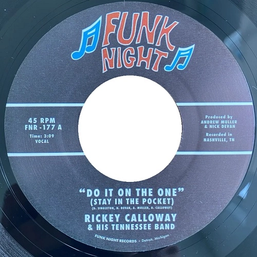 RICKEY CALLOWAY / リッキー・キャロウェイ / DO IT ON THE ONE (STAY IN THE POCKET)  / AIN'T IT A CRIME