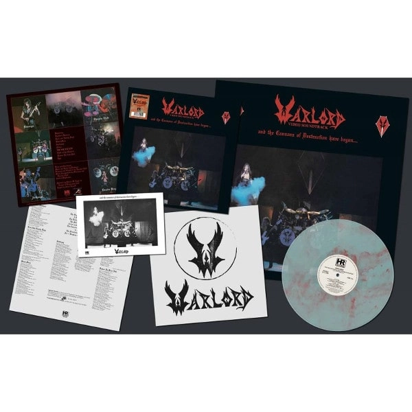 WARLORD / ウォーロード / AND THE CANNONS OF DESTRUCTION HAVE BEGUN<BLUE/ RED MARBLED VINYL>