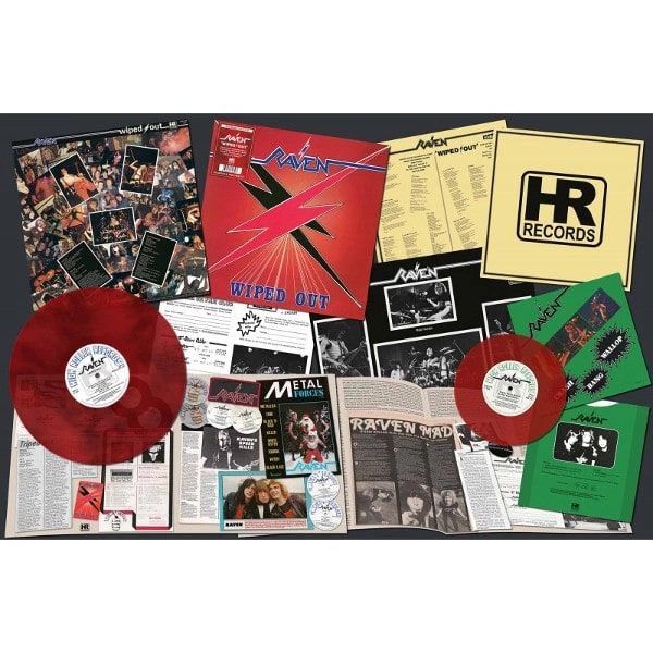 RAVEN (NWOBHM) / レイヴン / WIPED OUT<LP+7"/LTD RED/ BLACK MARBLED VINYL> / WIPED OUT<LP+7"/LTD RED/ BLACK MARBLED VINYL> 