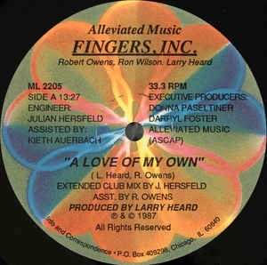 FINGERS INC. / フィンガーズ・インク / LOVE OF MY OWN (COLOUR LABEL)