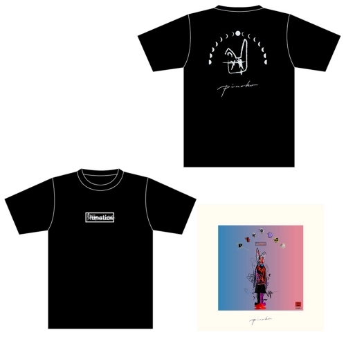 pinoko / LUNATIC "CD" ★ディスクユニオン限定カラーTシャツ付きセット（Mサイズ）
