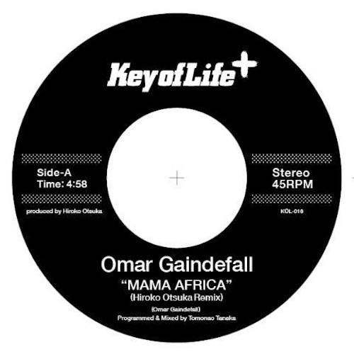 OMAR GAINDEFALL / オマール・ゲンデファル / ママ･アフリカ / パラダイス / MAMA AFRICA/PARADISE(Hiroko Otsuka Remix)