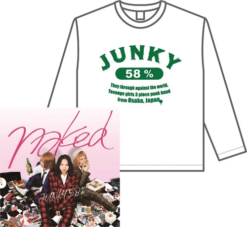 Junky58% / ジャンキー58% / L / naked + ロングスリーブTシャツ付きセット