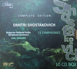 EMIL TABAKOV / SHOSTAKOVICH:15 SYMPHONIES